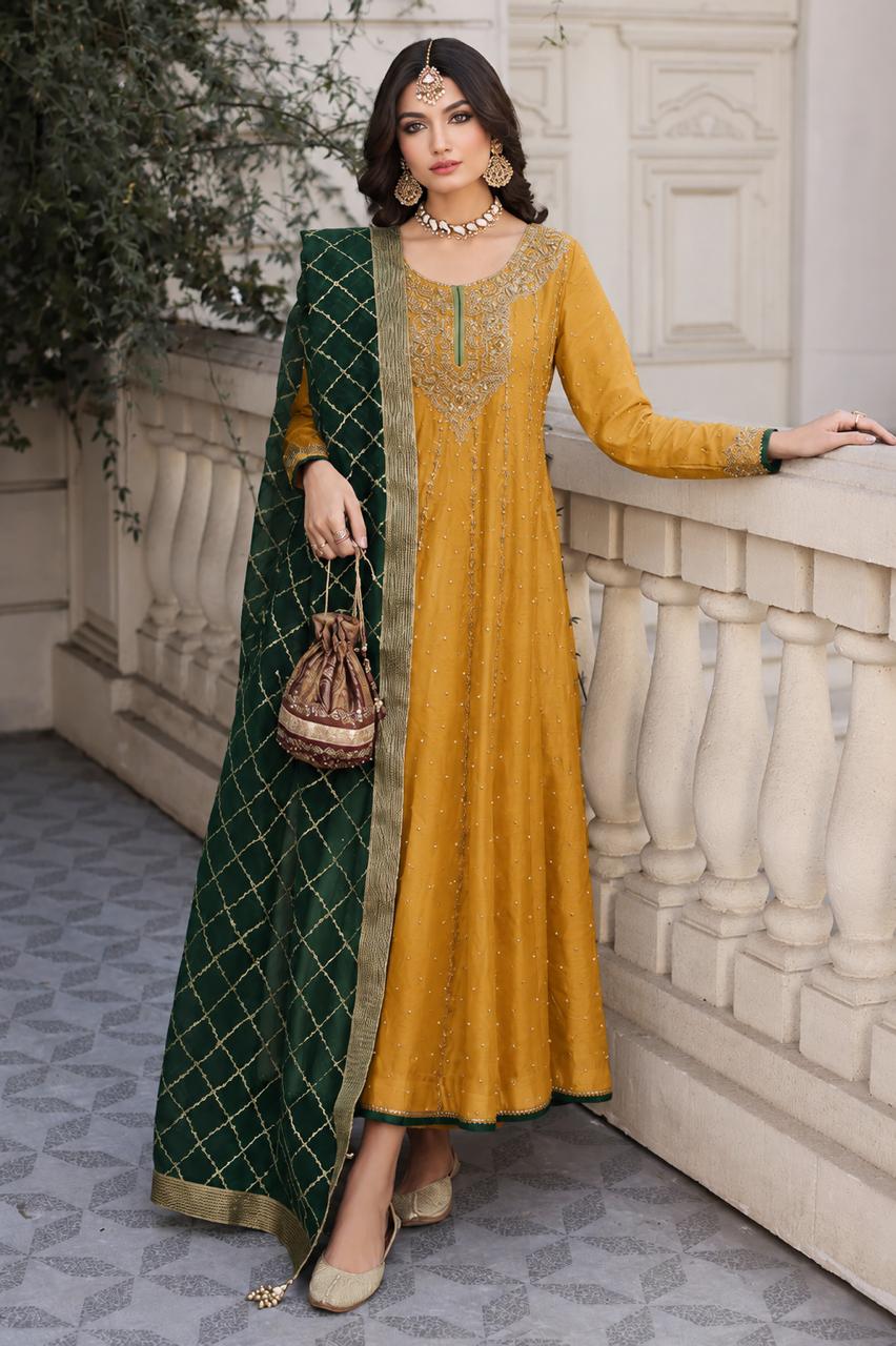 Mustard & bottle green