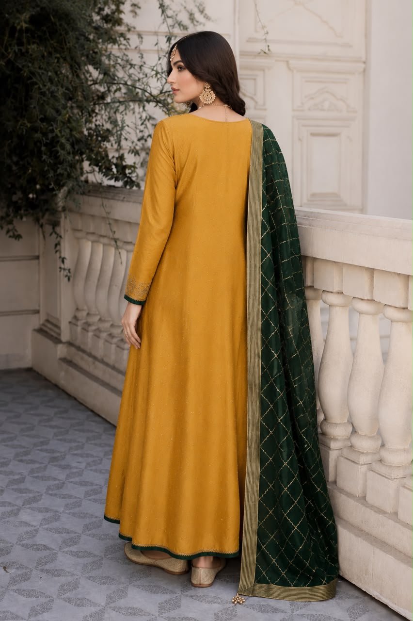 Mustard & bottle green